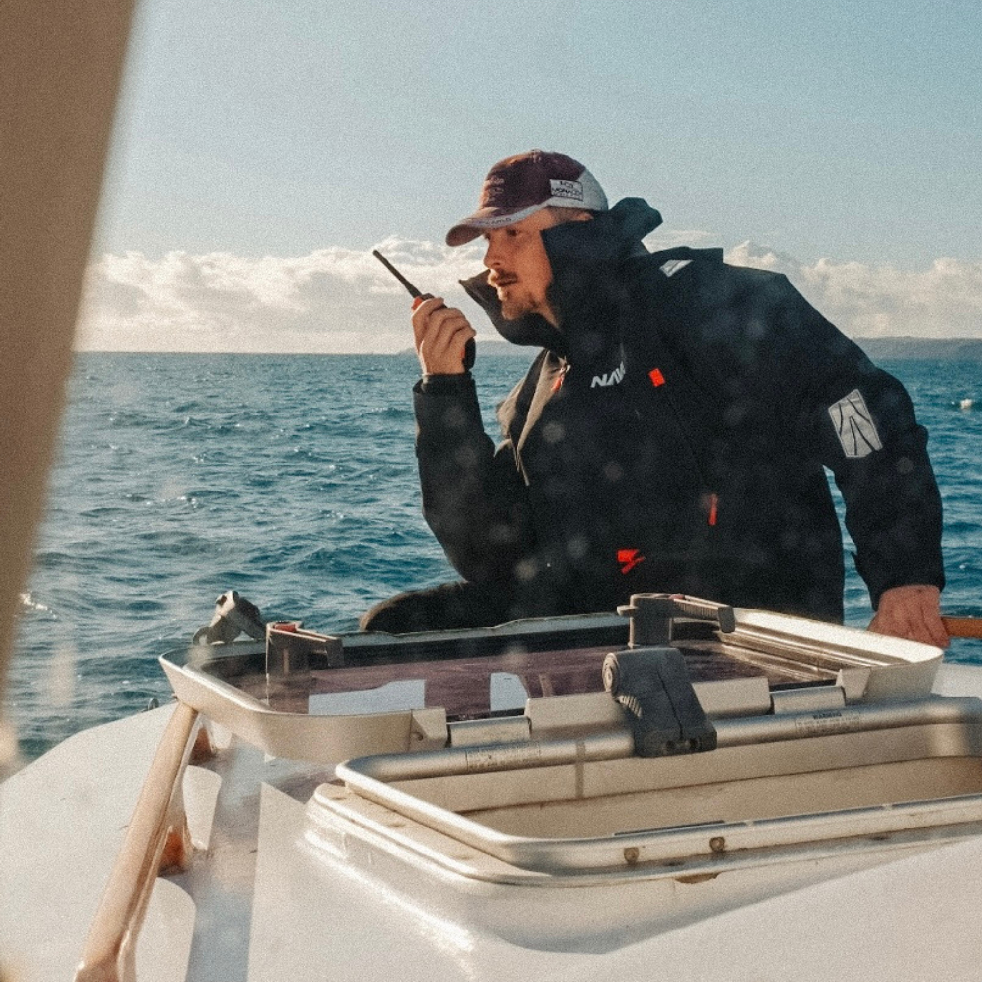 2025 Nava Performance Mens NV2 Pro Sailing Jacket NAVANV2PJ01 - Black